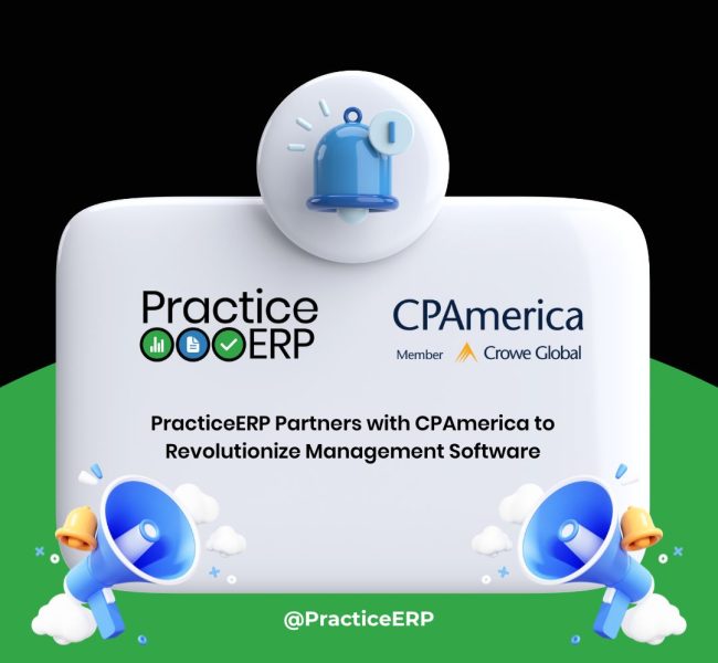 PracticeERP Partners with CPAmerica to Revolutionize Management Software - PracticeERP